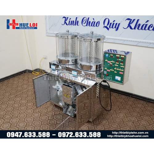 Máy sắc thuốc đóng túi tự động loại 2 nồi đun